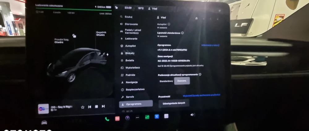 Tesla Model 3 cena 90000 przebieg: 83400, rok produkcji 2019 z Łódź małe 667